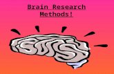 Brain Research Methods!. Case Study In depth investigation of particular person’s behaviour. Usually with brain – damaged patients. May involve observation,