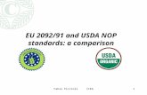 Fabio Piccioli ICEA1 EU 2092/91 and USDA NOP standards: a comparison.