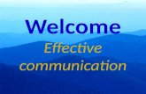 Sajith paleri NSS Resource person kasaragod Welcome Effective communication.