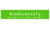 Biodiversity Sections 18.4. 16.4, and 30.1. The word “diversity” is used in many contexts. What is “genetic diversity” within a species? What is meant.