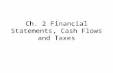 Ch. 2 Financial Statements, Cash Flows and Taxes.