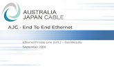 AJC - End To End Ethernet Ethernet Private Line (EPL) – Test Results September 2009.