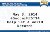 May 3, 2014 #SoccerFEST14 Help Set A World Record! 1.