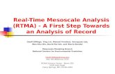 Real-Time Mesoscale Analysis (RTMA) - A First Step Towards an Analysis of Record Geoff DiMego, Ying Lin, Manuel Pondeca, Seung-Jae Lee, Wan-Shu Wu, David.