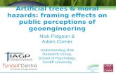 Artificial trees & moral hazards: framing effects on public perceptions of geoengineering Nick Pidgeon & Adam Corner Understanding Risk Research Group,