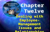 Chapter Twelve Dealing with Employee- Management Issues and Relationships.