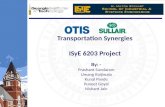 Transportation Synergies ISyE 6203 Project By: - Prashant Sundaram Umang Raijiwala Kunal Pande Puneet Goyal Nishant Jain.