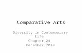 Comparative Arts Diversity in Contemporary Life Chapter 24 December 2010.