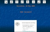 Environmental Science & Territory Department Via E. Filiberto, 1 –3 56127 Pisa e-mail: iacomelli@scamb.unipi.itiacomelli@scamb.unipi.it Barcelona, 25 May.