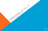 INHERITANCE IN C++ 3 CSC1201: PROGRAMMING LANGUAGE 2 ASEEL ALHADLAQ_KSU 1.