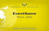 EventName Place, Date . Our World.