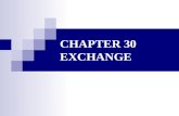CHAPTER 30 EXCHANGE. Partial equilibrium analysis: The equilibrium conditions of ONE particular market, leaving other markets untreated. General equilibrium.