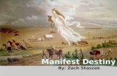Manifest Destiny was the 19th century belief that the United States was destined to expand across the North American continent, from the Atlantic seaboard.