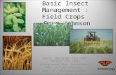 Basic Insect Management : Field Crops Doug Johnson BASIC TRAINING FOR CROP PRODUCTION 2006 Integrated Pest Management Feb. 7 – Winchester Feb. 8 – Elizabethtown.