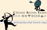 Citizen Action Team Relief Database Delivering Help Real Time On Target.