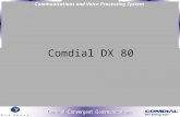Communications and Voice Processing System Comdial DX 80.