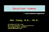 Ovarian tumor Wei Jiang, M.D., Ph.D. Attending of Ob & Gyn Ob & Gyn Hospital, Fudan University 419 Fangxie Road, Shanghai jw52317@hotmail.com -----From.