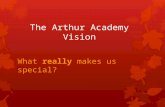 The Arthur Academy Vision What really makes us special?
