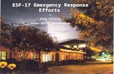 Florida State Emergency Operations Center ESF-17 Emergency Response Efforts by Greg Christy State ESF17 Coordinator.