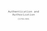 Authentication and Authorization CS795/895. How.Net Security Works Users who log in to the application are granted a principal and an identity, based.