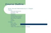 Course Outline Book: Discrete Mathematics by K. P. Bogart Topics: Sets and statements Symbolic Logic Relations functions Mathematical Induction Counting.