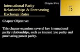 INTERNATIONAL FINANCIAL MANAGEMENT EUN / RESNICK Second Edition 5 Chapter Five International Parity Relationships & Forecasting Exchange Rates Chapter.