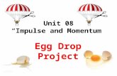 Unit 08 “Impulse and Momentum ” Egg Drop Project.
