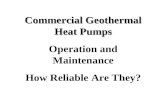 Commercial Geothermal Heat Pumps Operation and Maintenance How Reliable Are They?