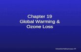 Chapter 19 Global Warming & Ozone Loss © Brooks/Cole Publishing Company / ITP.