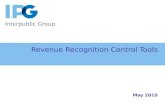 1 Revenue Recognition Control Tools May 2010. 222 Agenda Revenue Recognition Controls - Overview CSA - Basics CSA - Fields Interpretation CSA - Revenue.