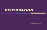 DEHYDRATION SOAD JABER 2009. Maintenance fluid replacement Obligatory water loss Normal fluid replacement * urine, sweat,stool Thirst ADH *Insensible.