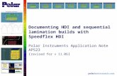 Documenting HDI and sequential lamination builds with Speedflex HDI Polar Instruments Application Note AP523 ( revised for v 11.06 )