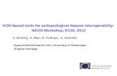 KOS-based tools for archaeological dataset interoperability: NKOS Workshop, ECDL 2010 C. Binding, K. May 1, D. Tudhope, A. Vlachidis Hypermedia Research.