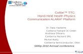 1 Colibri™ TTC: Hand-Held Health Physics Communication ALARA* Platform SRRp 2010 Annual conference Dr. Radu Vasilache Canberra Packard CE GmbH Andreea.