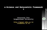 E-Science and Datacentric Frameworks Hyunseung Choo Sungkyunkwan University  choo@skku.ac.kr.