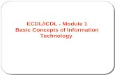 © Cheltenham Computer Training 1995 - 2000 ECDL/ICDL [Module One] - Basic Concepts of Information Technology ECDL/ICDL - Module 1 Basic Concepts of Information.