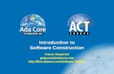 Introduction to Software Construction Franco Gasperoni gasperoni@adacore.com .