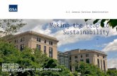 U.S. General Services Administration Making the Leap to Sustainability presented by Ken Sandler GSA Office of Federal High-Performance Green Buildings.