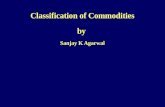 Classification of Commodities by Sanjay K Agarwal Classification of Commodities by Sanjay K Agarwal.