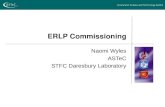 ERLP Commissioning Naomi Wyles ASTeC STFC Daresbury Laboratory