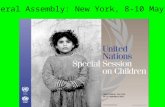 UN General Assembly: New York, 8-10 May 2002. The Smart Start for Children Salt iodization conquers brain-damaging deficiency Public/private/civic collaboration.