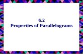 6.2 Properties of Parallelograms You will need: Index card Scissors 1 piece of tape Ruler Protractor.
