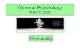 General Psychology PSYC 200 Personality. But first… What do we think about   app-email-wtf