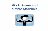 Make work easier to do by: Increasing the size of an applied force Changing the direction of an applied force Changing the distance over which a force.