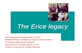 The Erice legacy some super(conducting)-stories from the INTERNATIONAL SCHOOL OF SOLID STATE PHYSICS at the Ettore Majorana Foundation and Centre for Scientific.