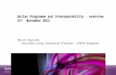 Dallas Programme and Interoperability - overview 21 st November 2012 Melvin Reynolds Assisted Living Innovation Platform – HTKTN Standards.