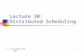 © J. Christopher Beck 20081 Lecture 30: Distributed Scheduling.