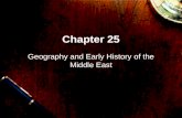 Chapter 25 Geography and Early History of the Middle East.