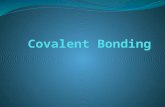 Quick Review Covalent bond – two atoms held together by sharing electrons -- Usually occurs between nonmetals. Octet Rule – chemical compounds tend to.