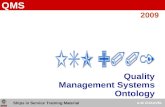 Ships in Service Training Material A-M CHAUVEL QMS Quality Management Systems Ontology 2009.